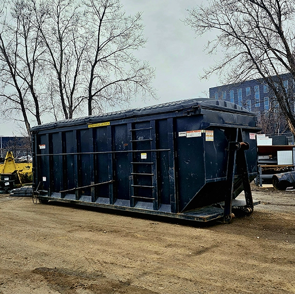 30 Yard Roll-Off with plastic cover